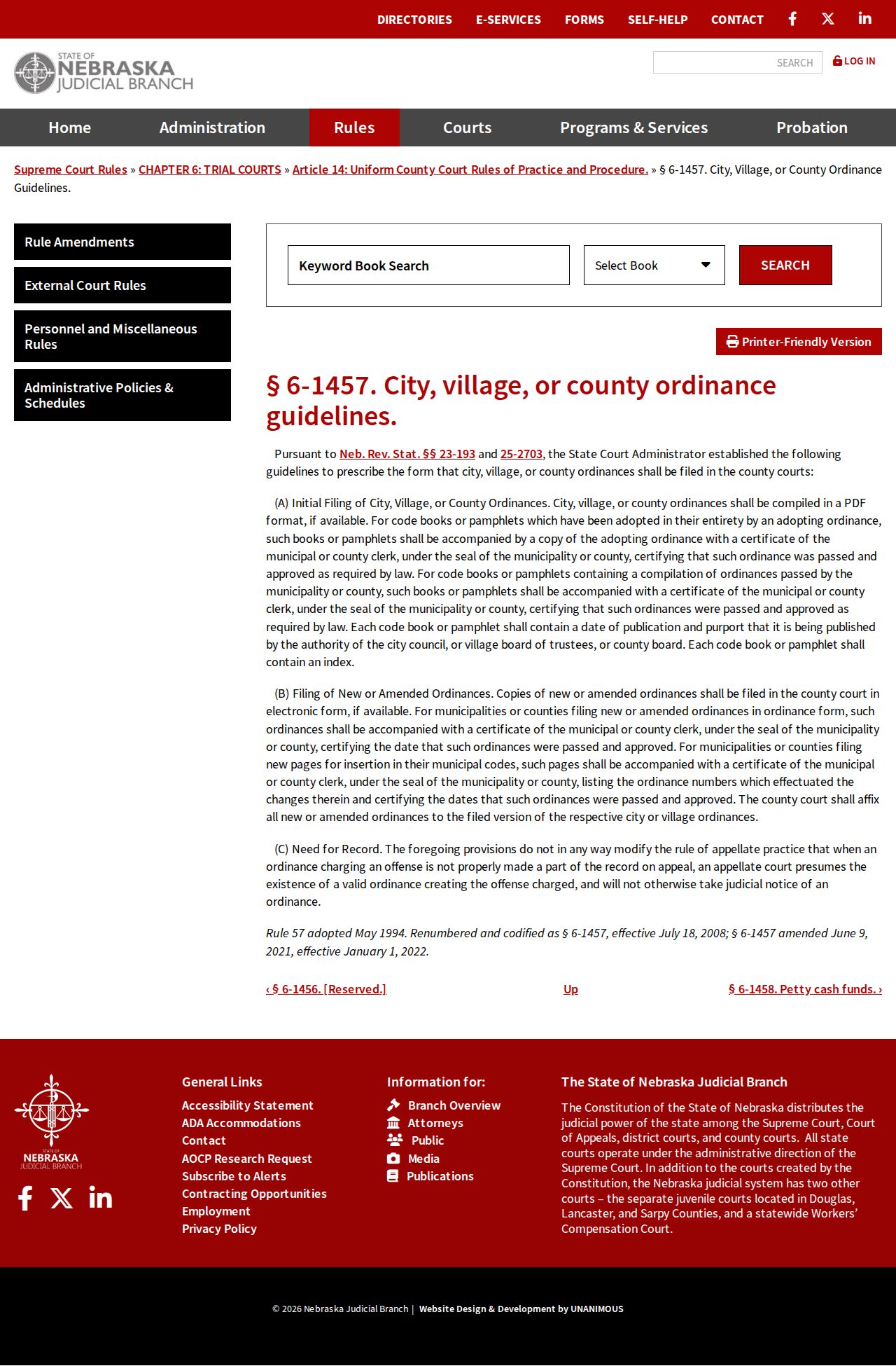 Nebraska city village and county ordinance guidelines